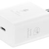 Samsung Original 25W USB Type-C Travel Adaptor Without Cable for Google Pixel, Xiaomi, Motorola, iPhone, Samsung Galaxy Tab S/A Series, Galaxy S10/M54/M55/A80/A90/S25/S24, White