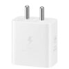 Samsung Original 25W USB Type-C Travel Adaptor Without Cable for Google Pixel, Xiaomi, Motorola, iPhone, Samsung Galaxy Tab S/A Series, Galaxy S10/M54/M55/A80/A90/S25/S24, White