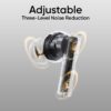 realme Buds T310 True Wireless in-Ear Earbuds with 46dB Hybrid ANC, 360° Spatial Audio, 12.4mm Dynamic Bass Driver, Upto 40Hrs Battery and Fast Charging (Vibrant Black)