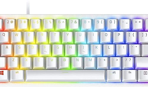 Razer Huntsman Mini - Mercury Edition - 60% Optical Gaming Keyboard