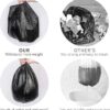 Ezee Live Life Ezee Way Black Garbage Bags for Dustbin|90 Pcs|Medium 19 X 21 Inches|30 Pcs X Pack of 3, 3 count