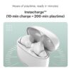 Noise Buds VS104 Truly Wireless Earbuds Noise Buds VS104 Truly Wireless Earbuds with 45H of Playtime, Quad Mic with ENC, Instacharge(10 Min=200 Min), 13Mm Driver, Low Latency, BT V5.2 (Snow White)