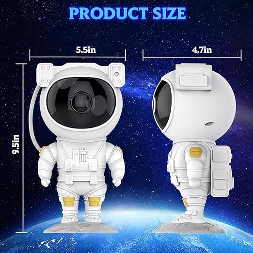 One94Store Astronaut Galaxy Projector Night Light – 360° Rotating Nebula Star Projector with Remote Control, Timer & Adjustable Head – Space Lamp for Kids’ Bedroom, Gifts, Gaming Room, Home & Décor